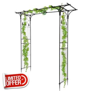 Outopee Heavy Duty Garden Arch Trellis