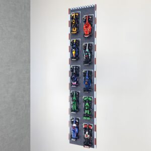 Acrylic Wall Display for Lego F1 Speed Champions Race car Desk Formula One Raceca