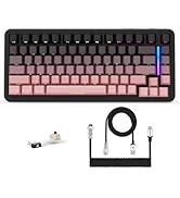 LexonElec X ATTACK SHARK X87 Wireless Mechanical Keyboard, Tri Mode-BT/2.4G/Wired, Hot-swappable ...