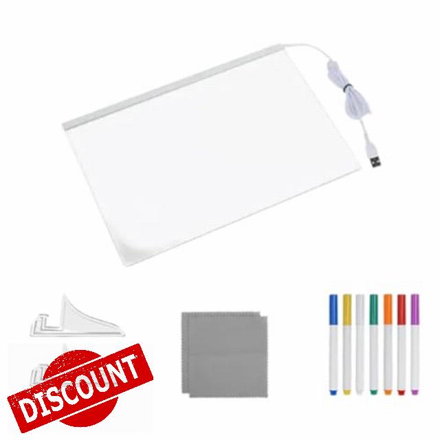 LED Drawing Board with 10 Light Modes