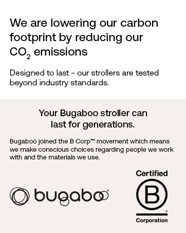 Child in a stroller or car seat. Text describes parenting products, emphasizing innovation and creativity since 1999.