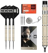 Target Darts Beau Greaves Steel Tip Dart Set, 23G/25G | 90% Tungsten Darts, Pro Grip Dart Shafts ...