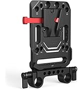 SMALLRIG V-Lock Mount Battery Plate with Dual 15mm Rod Clamp - 3016