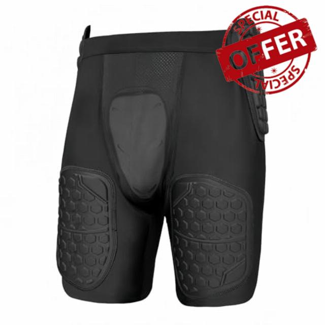 Topeter 5-Pad Football Girdle with Hip Thigh & Tailbone Protection
