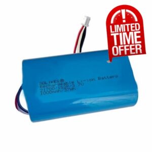 10000mAh 3.7v Rechargeable Battery for DEKCO 2K Solar Security Camera DC9L Solar Ball Machine Battery Replaceme