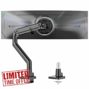 monTEK Heavy-Duty Monitor Arm for 17-57" Ultrawide Curved Screen