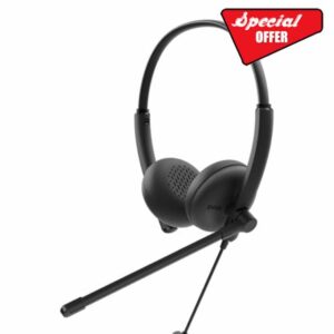 Dell Wired Headset WH125 – USB-A Plug & Play