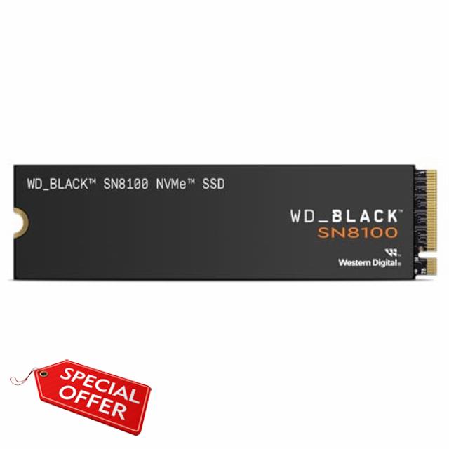 WD_BLACK SN8100 2TB PCIe 5.0x4 NVMe M.2 SSD