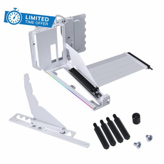 Lian Li ATX PC Case Multi-Directional 4 Slots Vertical GPU Kit V3 - Premium Gen 5 Riser Cable PCI-E 5.0 x16-155mm