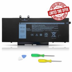 SLDYAPCX 68Wh 3HWPP Battery Compatible With Dell Latitude 5410 5510 5501 5401 5411 5511 Precision 3541 3551