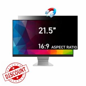 TECHNOLOGYVS 21.5 inch Magnetic Computer Privacy Screen Filter
