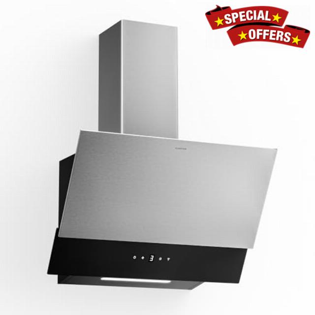 Klarstein Verosteel Angled Cooker Hood 60cm - 624 m³/h