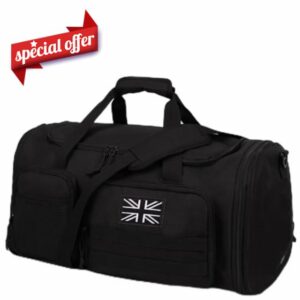 Tactical Duffle Bag for Travel Expandable 52L Large Duffle Bag for Men Gym Duffel with Wet Pocket Multi-Functional Carry On Bags Weekender Overnight Bag Organizer Duffel Bag for Travel
