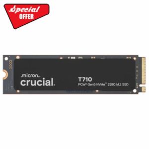Crucial T710 2TB SSD NVMe M.2 PCIe 5.0 x4 Gen5