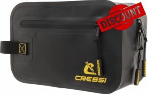 CRESSI Lyos Dry Pouch Black - Waterproof Multipurpose Bag made of Black PVC Tarpaulin