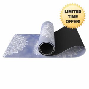 Haquno Extra Thick Yoga Mat 6mm - Non-Slip Exercise Mat for HIIT