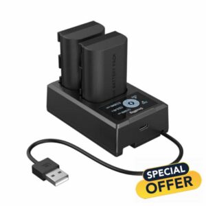 SMALLRIG Camera Battery Charger Set for Canon LP-E6P