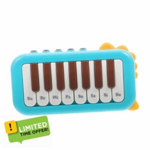 TOYANDONA Portable Mini Electronic Piano for Childsafe Thumb Keyboard Musical Instrument Educational Travel Music for Boys and Beginner Friendly Learning Prop No Batteries Included