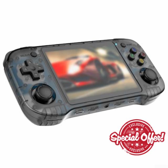 R46H Retro Handheld Game Console with 4.5 Inch HD IPS Display