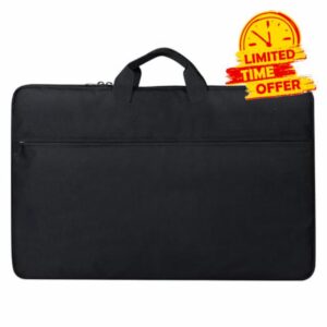 24.5" Laptop Sleeve for Portable Monitor/Laptop/Notebook/Tablet with Large Capacity Side Pockets & Durable Handle Waterproof/Shockproof-Padded Compartments