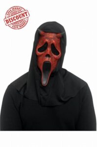 Fun World Ghost Face Aged Devil Mask Adults One Size