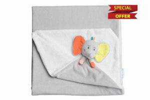 Bebeconfort Elidou The Elephant Baby Soft Blanket 70 X 100 Cm
