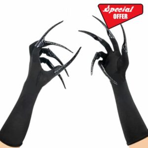 MZinge Long Finger Claw Gloves Black paw gloves