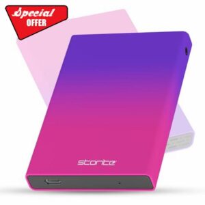 Storite External Hard Drive 500GB USB 3.0 – Portable Hard Drive 2.5 Inch