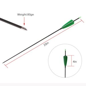Spine 350 400 500 600 700 800 900 1000 1100 1300 1500 1800 ID 4.2 mm Gold Label Carbon Shaft for Hunting Shooting Practice