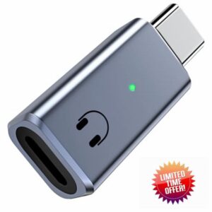 TiMOVO Lightning to USB C Audio Adapter