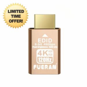 4K 120Hz HDMI 2.1 Dummy Plug – High-Resolution Virtual Display Emulator for PC