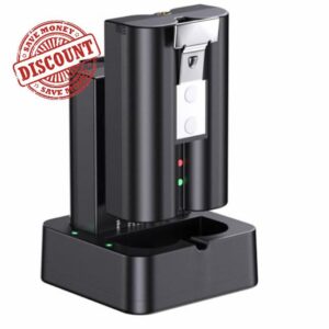 2 Pack Rechargeable Doorbell Battery with Charger Station for Ring Video Doorbell 2/3/3Plus/4