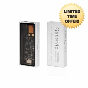 M15C Headphone Amplifier Portable DAC USB DAC Amp [MFi Certified] with Dual-Jack，High Resolution Lossless for iOS/Android/PC