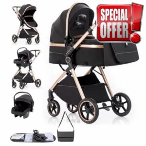 Gcarebb 3 in 1 Prams Travel System