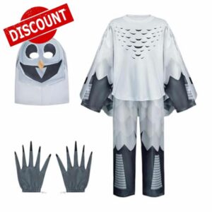 Kids Owl Costume Set Halloween Cosplay Outfit for Stage Performance Festival