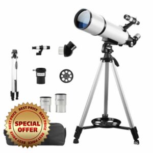 Trovoro Telescope Beginner-Friendly Astronomy Telescope for Adults with Durable Aluminum Alloy Tripod