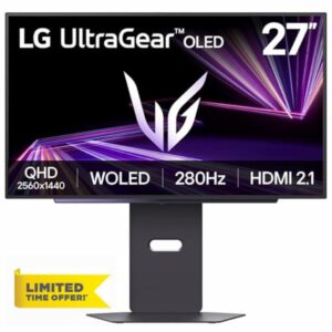 LG UltraGear OLED GX7 Gaming Monitor 27GX700A-B – QHD 1440p