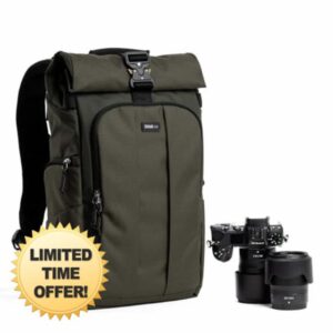 Think Tank - FocusPoint 22L Greenway - Camera Backpack - RollTop Series