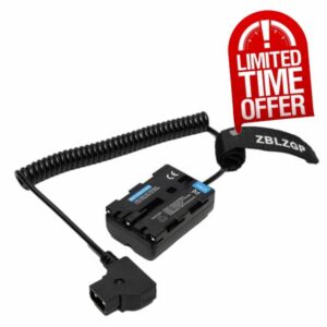 ZBLZGP DTAP to NP-FM500H Dummy Battery Adapter Cable for Sony Alpha SLT-A57 A58 A77 A99 A200 DSLR-A350 ARRI WCU-4 Wireless Follow Focus Controller Power Cord