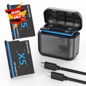 360 X5 Camera Battery Charger Set