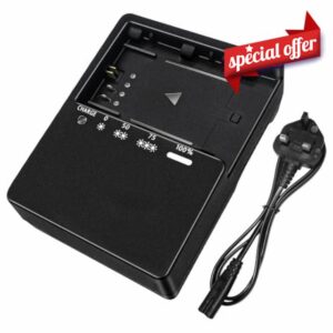 LC-E6 Battery Charger for Canon LP-E6 - LP-E6NH Fast Charger Compatible with EOS R5 R6 Mark II R7 5D Mark IV 6D Camera