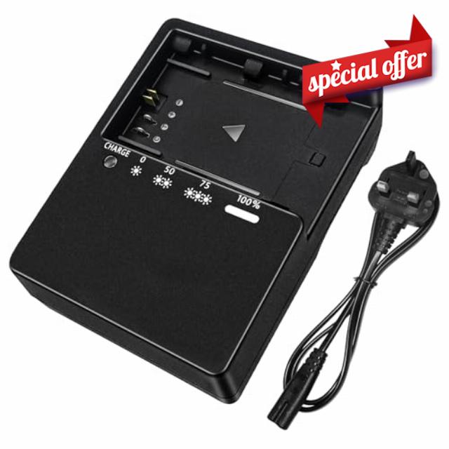 LC-E6 Battery Charger for Canon LP-E6 - LP-E6NH Fast Charger Compatible with EOS R5 R6 Mark II R7 5D Mark IV 6D Camera
