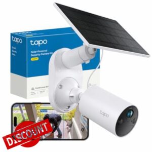 Tapo TC82 KIT 2K 3MP Battery Solar Security Camera Outdoor