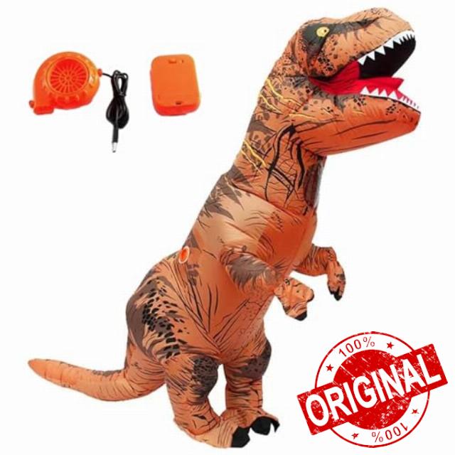 Blendra Inflatable Dinosaur Costume Adults 150-200cm Blow up Trex Costumes Halloween Costume Fancy Dress for For Cosplay