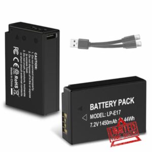 1450mAh LP-E17 Battery (2-Pack)