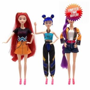3Pcs K-Pop-DemonsHunters Dolls