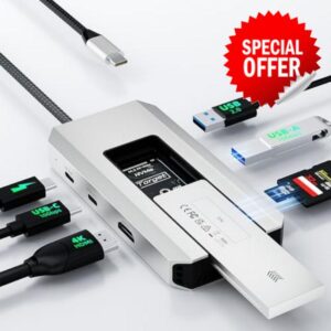 Minthouz M.2 PCIe NVMe SSD Enclosure Docking Station