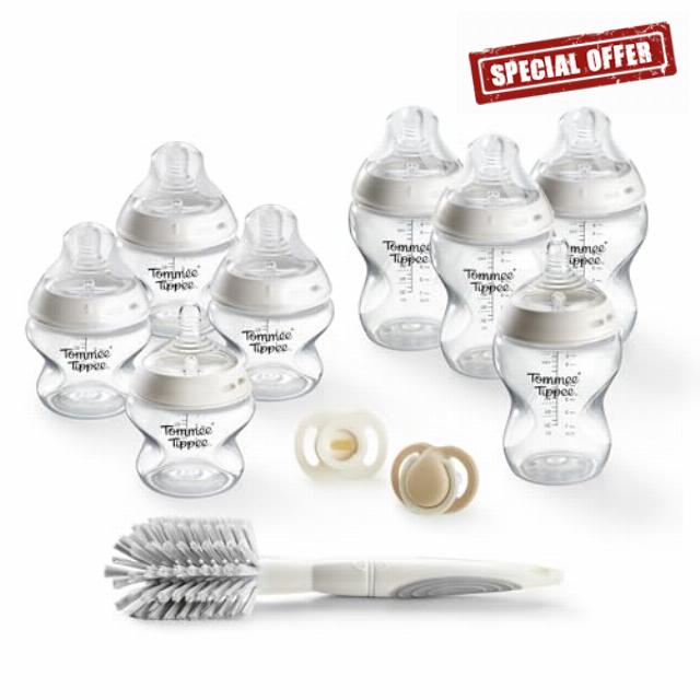Tommee Tippee Natural Start Bottle & Soother Starter Set