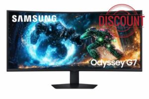 Samsung Odyssey G7 LS40FG756EUXXU 40" Curved Ultrawide 5K2K WUHD Gaming Monitor - 180Hz