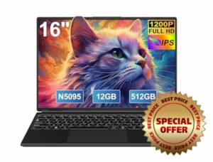 HUQPPQ 16 Inch Gaming Laptop